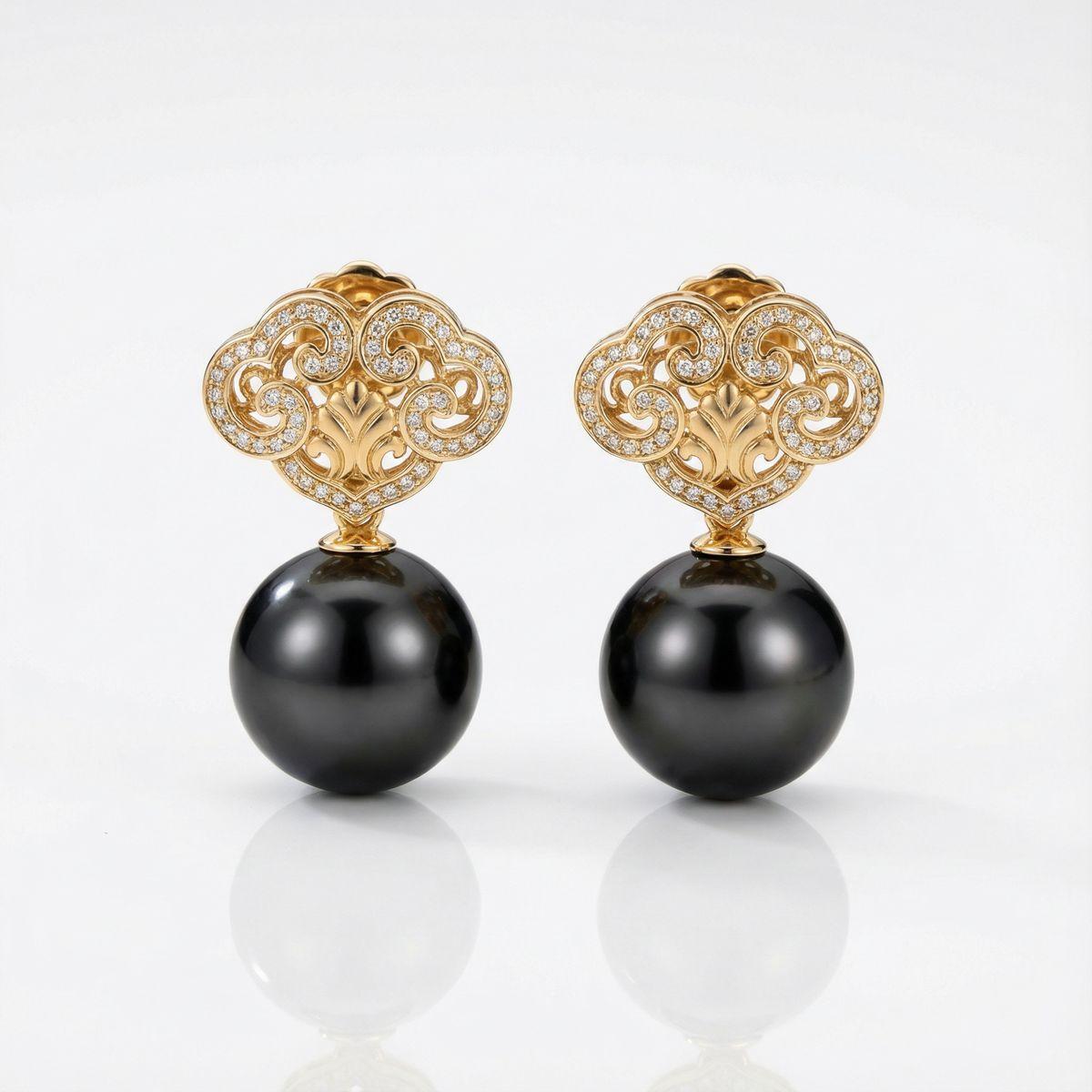 玄學福珠如意耳環