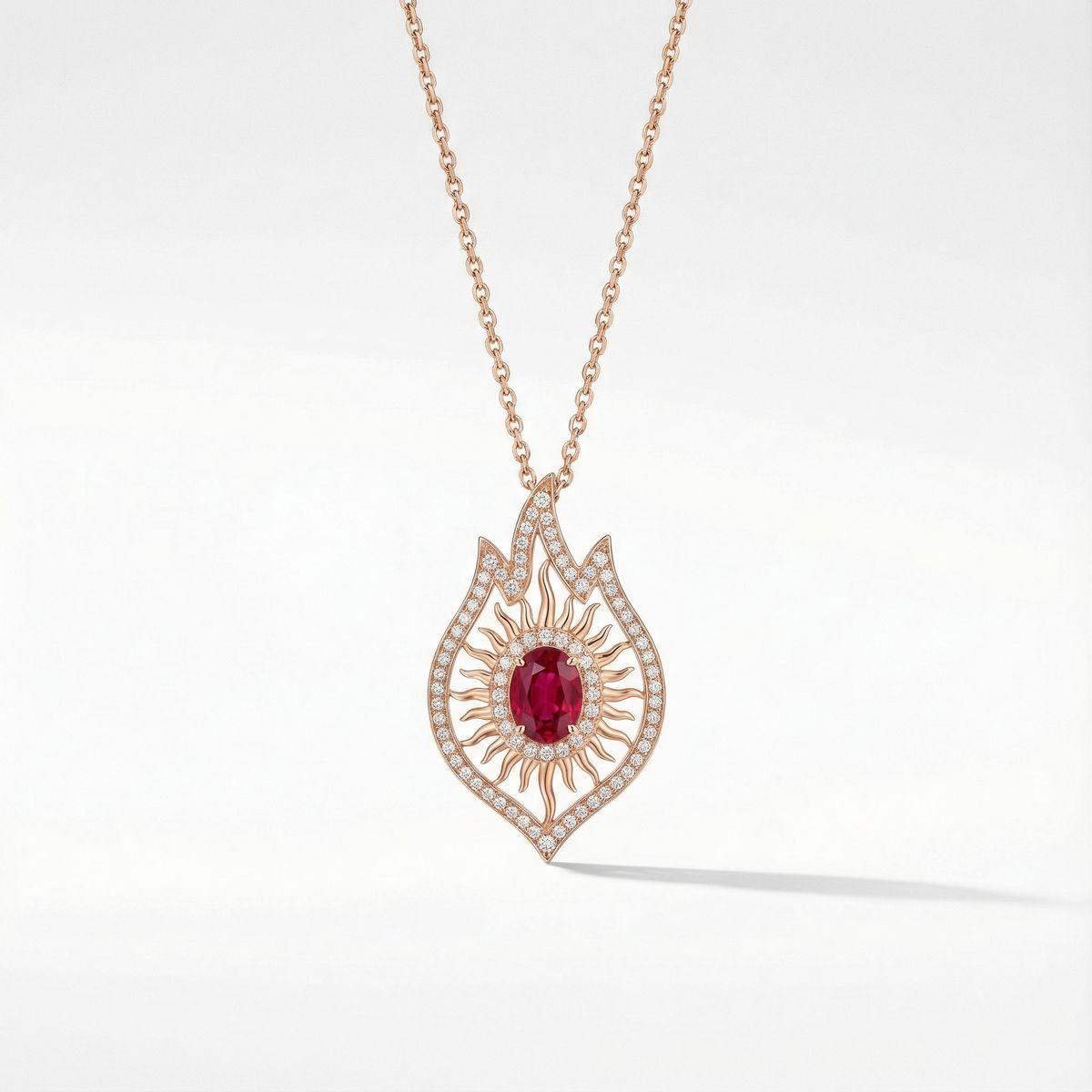 Fire - Phoenix Wings Necklace