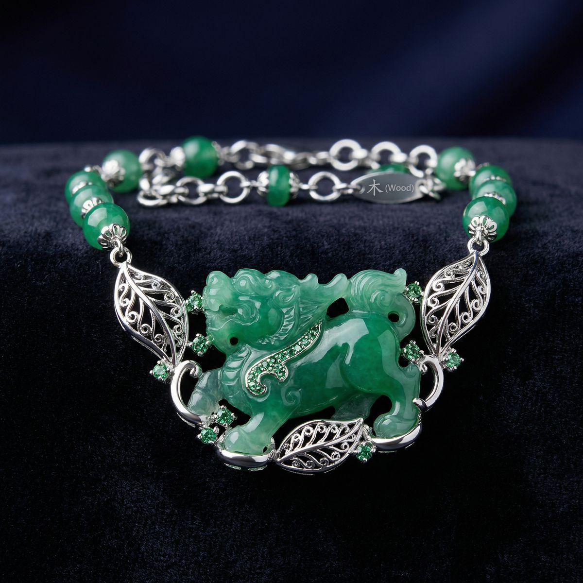 Wood - Qilin Vitality Necklace